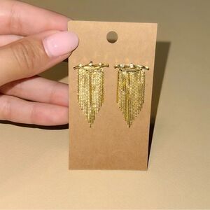 Tassel drop earrings N838